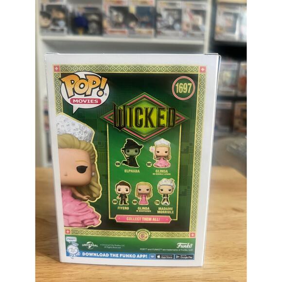 Glinda in Bubble Gown Wicked Funko Pop #1699 Ariana Grande Wizard Oz Good Witch - Picture 3 of 6